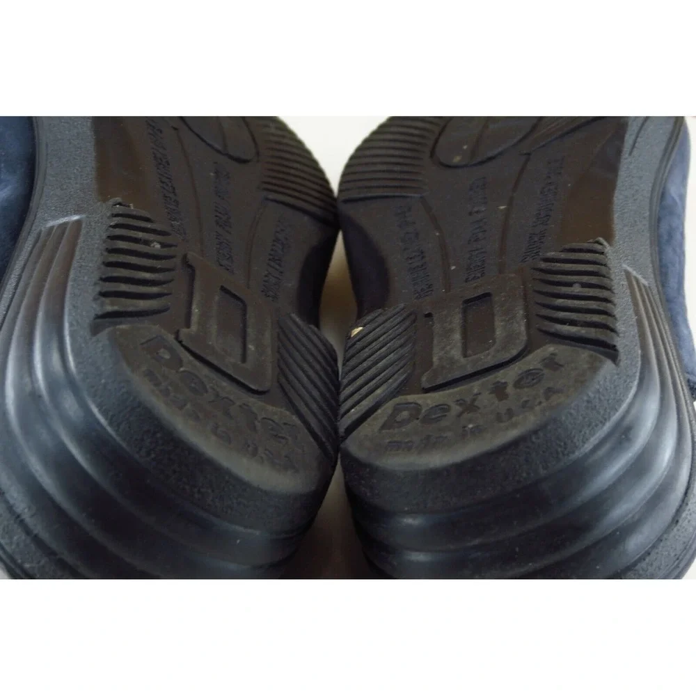 Dexter Size 7 M Navy Blue Slingback Leather Women Sandal Shoes‎